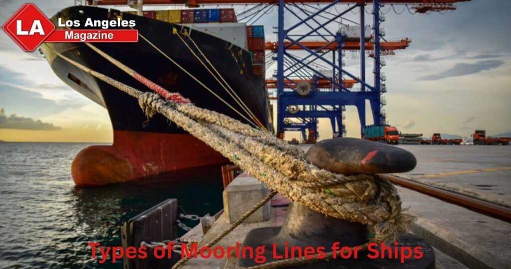 Types of Mooring Lines for Ships